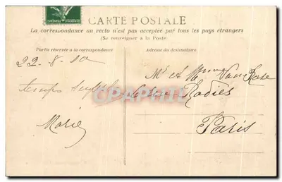 La Roche-Bernard — Skarpa przy wejściu do portu — Héliotypie Dugas et Cie, Saintes — Rewers