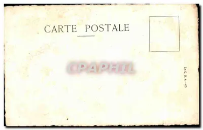 Porta da cidade de Bourg (Gironde) — Antiga Guyenne — n° série A-60 — Verso