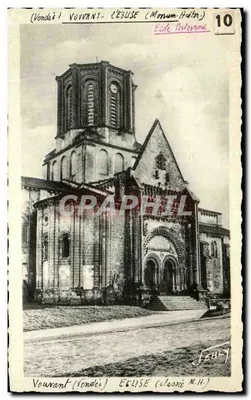Vouvant - Igreja (Monumento Histórico) — Edições Jethly-Poupin, n°6