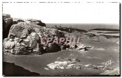 Os rochedos da Sauzaie — perto de Brétignolles-sur-Mer (Vendée) — Edição Jehly-Paupin