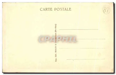Arredores de Gérardmer — Cascata de Retournemer — Braun & Cie, n°2390 — Verso