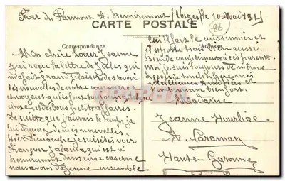 Widok na Val-d'Ajol w czasie kwitnienia, z Grand Hôtel de la Feuillée-Dorothée — Feuillée-Dorothée — Rewers