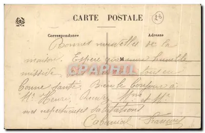Gérardmer (Vosgi) — Ponte delle Signorine — Ad. Welck, N° 5943 — Verso
