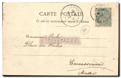 Strada di Archettes - Il Tornante Blu — J. Arnaud, Epinal, n° 88 — Verso