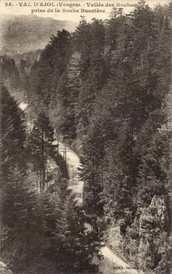 Val d'Ajol (Vosgi) — Dolina Skalnych — Cliché A. Bolmont