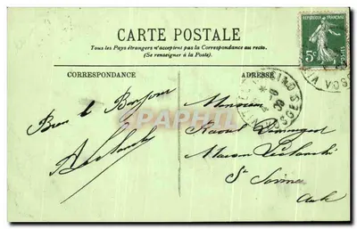 Vittel — Widok na Park Madelon — LL. 88 — Rewers