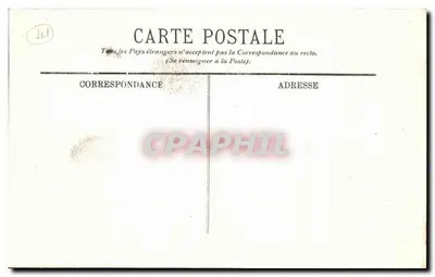 Le Lit du Comte de Chambord — Château de Chambord — LL. Bazin — Verso
