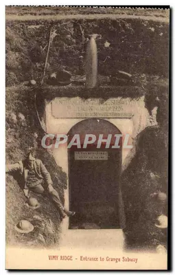 VIMY RIDGE — Entrada do subsolo Grange — Editor não identificado