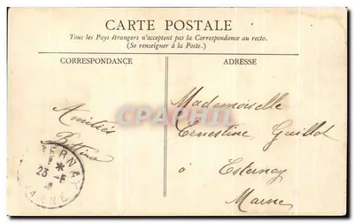 Riom — Avenida da Estação e Caserne Vercingétorix — L'Auvergne pittoresque — Verso