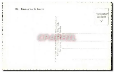 Savorgnan de Brazza — portret — Bi Raspall, n° 116 — Rewers