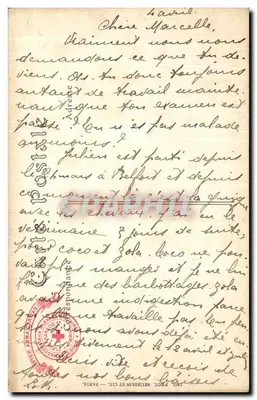 Os Honores sob o fogo — Desenho de Georges Scott, segundo a Illustration — Verso