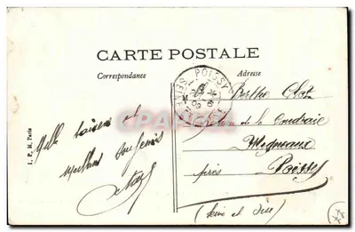 Montmirail (1814) — bataille de cavalerie — G Dart, photo-édit. Montmirail — Verso