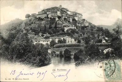 Bilhete postal antigo Auribeau