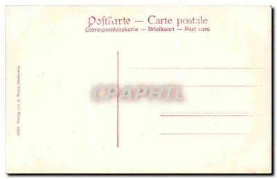 Bacharach. A Igreja de São Pedro — editor A. Frech, Bacharach — Verso