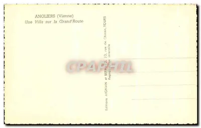 Angliers (Vienna) — A Villa on the Grand'Route — Éditions AIGNAN, Tours — Back