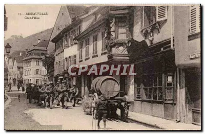 Ribeauvillé - Grand'Rue — éditeur Berthet, Strasbourg, n°15