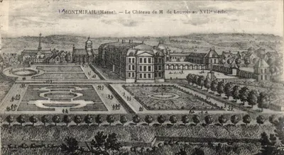 Montmirail (Marne) — O Castelo de M. de Louvois no século XVII — J. Bourgogne, editor em Châlau-Thierry