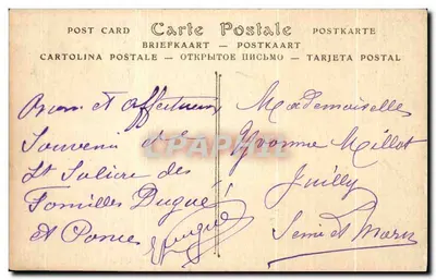 Jovem Cancalaise — Trajes Bretões — ND Fot. — Verso