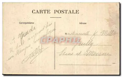 Duas jovens mulheres em trajes bretones de Quimper — Editor E. Hamonic, Série 8 — Verso