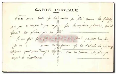 Sables-d'Olonne (Vendée) — Ogólny widok Remblai i Plażi — Rewers