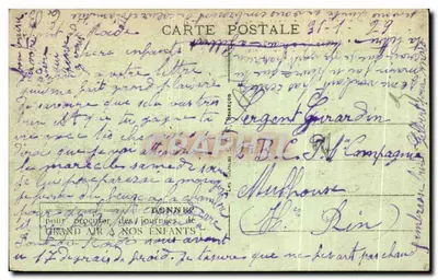 Préventorium de Rougemont (Doubs) — Office de Higiene Social e de Preservação Antituberculosa — Fundação Marquês de Monstier - Veil-Picard — Verso