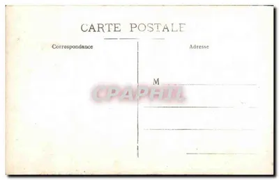 Família — três pessoas — Carte postale — Verso