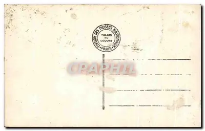 Sarczofag — okres Saity — czarny granit — Muzeum Louwra — Rewers