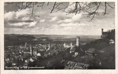 Ravensburg — vista geral — Verlag Dornse Buchhandlung