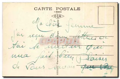 Besançon-les-Bains — Catedral de São João e a Cidadela — Editor C. Lardier, n° 208 — Verso