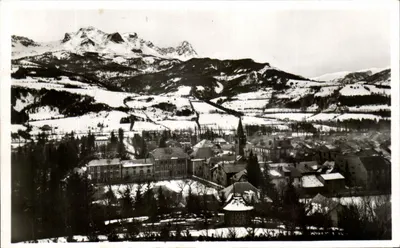 Barcelonnette sotto la neve — Vista generale — B.A. — 509