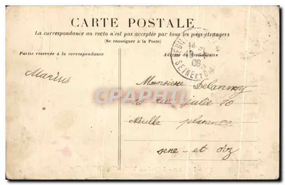 Rouen - Hotel de Ville. Grand Escalier — E.D. n°206 — Verso