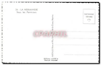 Bajo los Almendros — La Normandía — Ediciones Gaby — Reverso