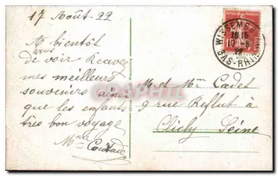 Wissembourg. Urząd Miasta. — Rewers