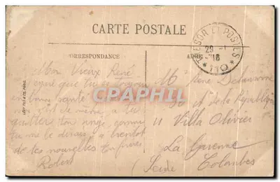 Verdun — Caserne d'Anthouard — Visé Paris n° 65 — Verso