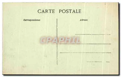 O Fortin de VILLENEUVE-SAINT-GERMAIN — ruínas de um pequeno forte — G. Laguerrre, Soissons — Verso