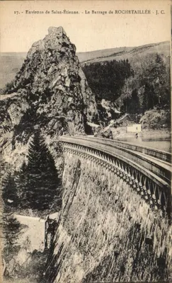 Arredores de Saint-Étienne — O Barragem de Rochetaillée — J. C.