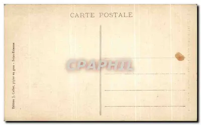 Arredores de Saint-Étienne — O Barragem de Rochetaillée — J. C. — Verso