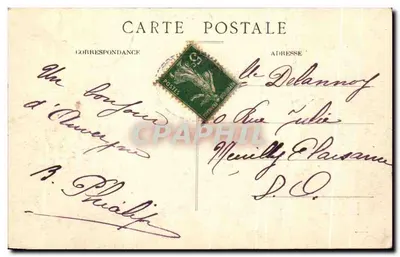 Het pittoreske Cantal — Vacherie op de Col de Rombière — L. B. & L. A. — Achterkant