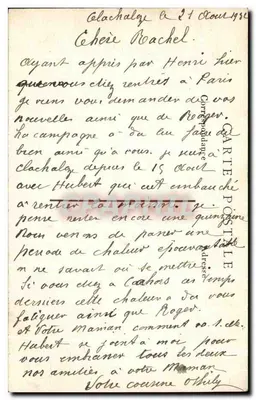 La Roche-Guyon (S. & O.) — Zamek widziany z Seiny — Wyd. Duffour — Rewers
