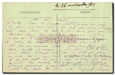 PARIS - A Ópera vista da Rue Scribe — editor S. B. & Cie, n° 150 — Verso