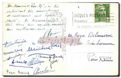Aix-les-Bains — Los Rochers de la Chambolotte — Edición Cigogne — Reverso