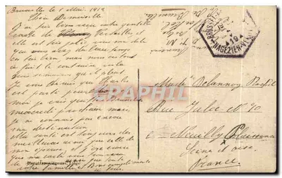 Bruxelles — Kerk van het Sablon — Uitgever: Estampe Bruxelloise — Achterkant