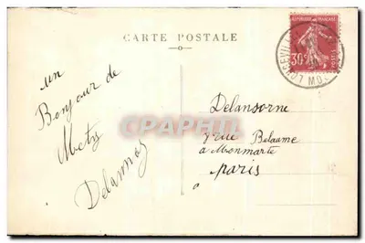 Metz — Praça da República — editor desconhecido, n° 257 — Verso