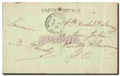 O Cantal pitoresco — Cachoeira do Biaguin — editor Le Falgoux, n° 977 — Verso