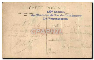 Bar-le-Duc — Villas de la côte de Behonne — Visé Nancy - C - n° 40 — Verso