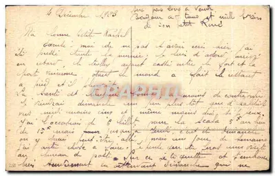 Cartolina d'epoca Paesaggio Agnelli Pastore — Verso