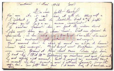 Buquê de muguet — Porta da Felicidade — C. Krüsi — Verso