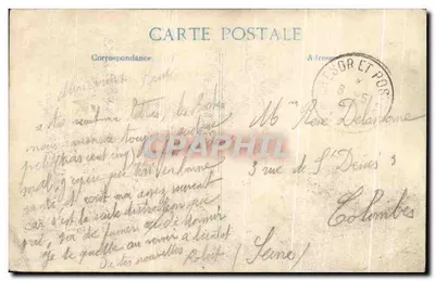 Arras — O Sino depois do bombardeio de 6 de Outubro de 1914 — E. LEEF, impressor — Verso