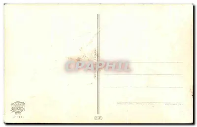 Gatinho e pássaro — Aniversário — Éditions Univers, N° 1401 — Verso