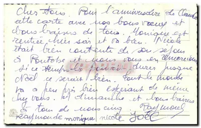 Cachorro e pássaro — Aniversário — editor não visível — Verso